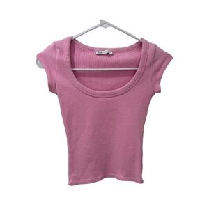 Zara Soft Pink Short Sleeve Tee
